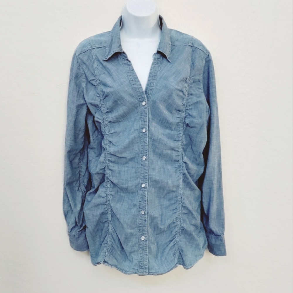 Style & Co. Blue Button Down Shirt